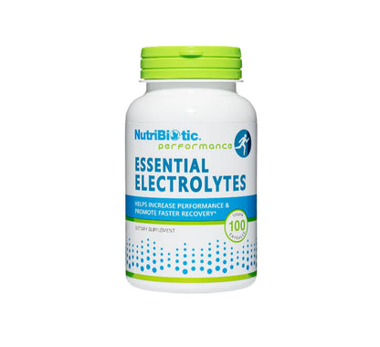 Nutribiotic Essential Electrolytes, 100 Ct Capsules | Supports Increased Performance & Faster Recovery | Pharmaceutical Grade Vitamin C with Electrolytes for Rehydration | Vegan, Gluten-Free & Non-Gmo