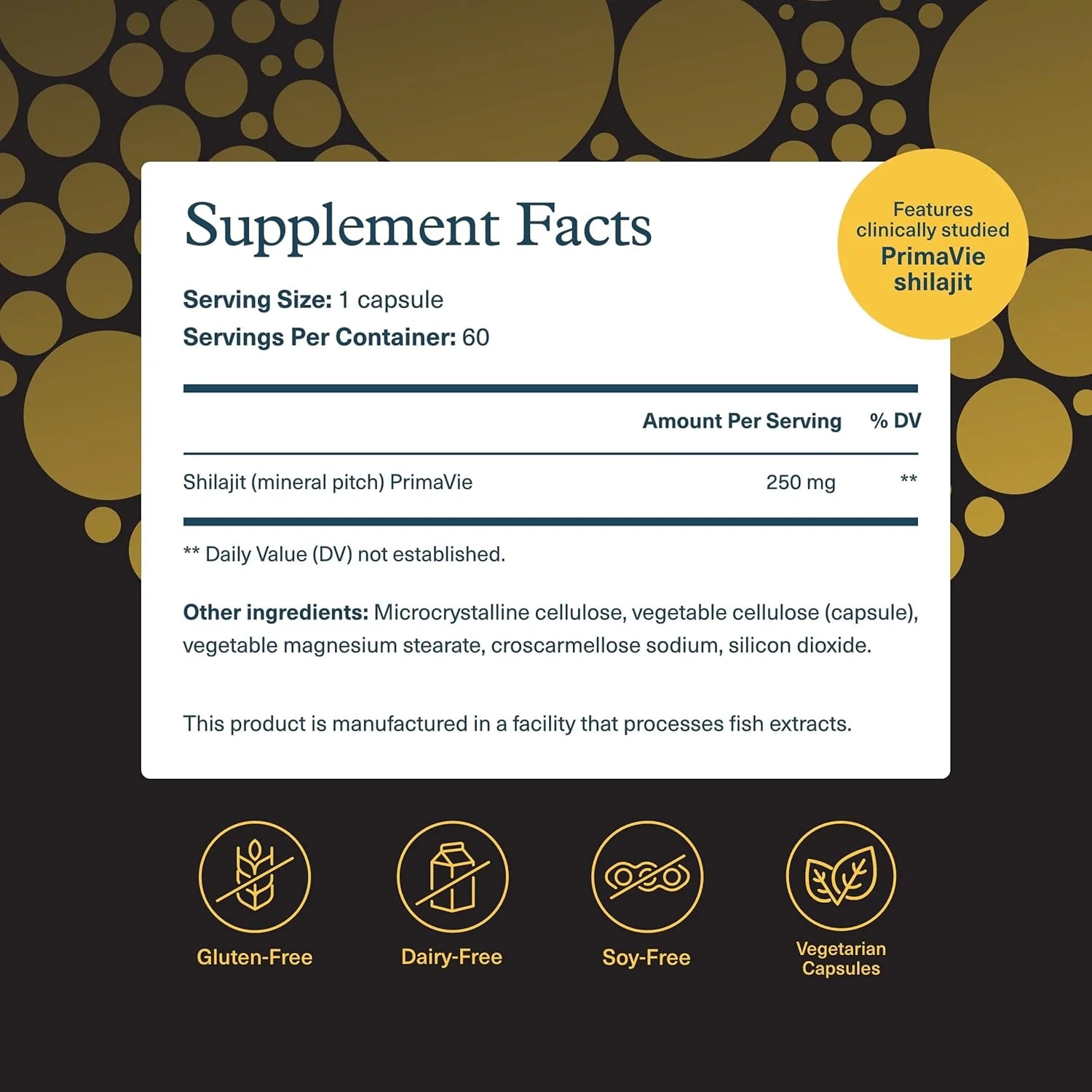 Youtheory Men'S Shilajit - 250 Mg Shilajit Capsules - Energy Supplement - Supports Stamina & Endurance* - Gluten, Dairy & Soy Free - 60 Veg Capsules