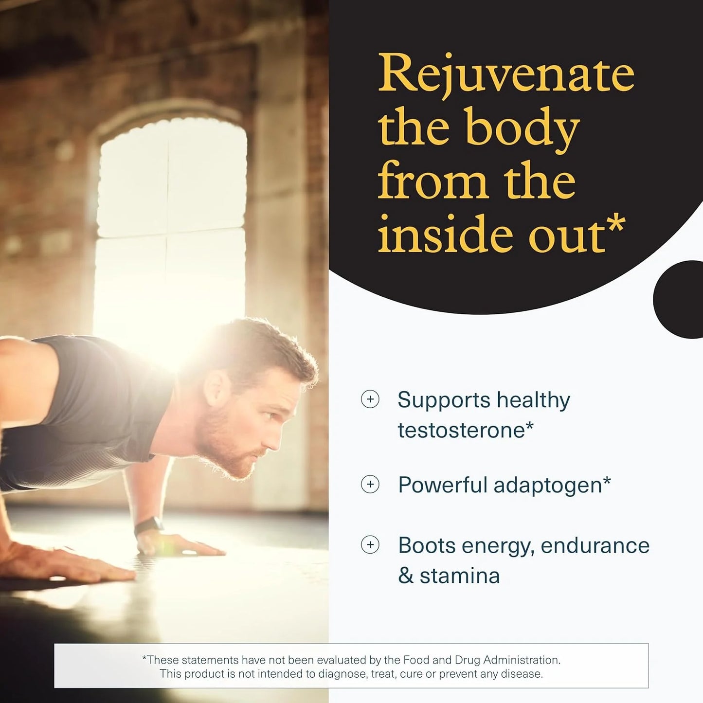 Youtheory Men'S Shilajit - 250 Mg Shilajit Capsules - Energy Supplement - Supports Stamina & Endurance* - Gluten, Dairy & Soy Free - 60 Veg Capsules