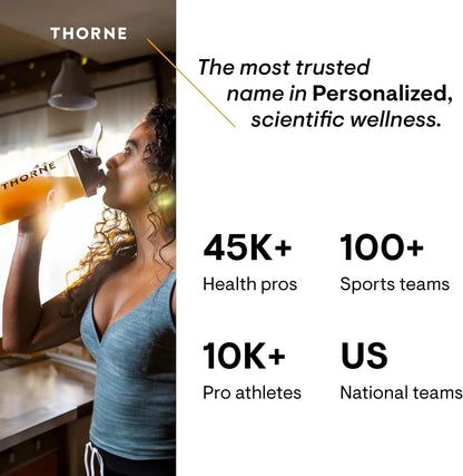 THORNE - Multi-Vitamin Elite - Daily Nutritional Supplement - AM Formula Supports Cellular Energy Production &PM Formula Supports Restful Sleep* - Gluten-Free, Dairy-Free - 180 Capsules - 30 Servings